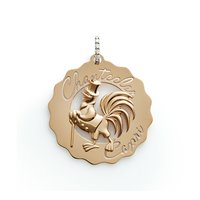 Charm Chantecler Donna Logo in Oro rosa Diamante 36619 - 36619
